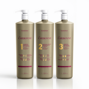 Super Kit Carbonne Shampoo, Máscara E Leave In 1L (3 itens) - Essendy Cosméticos